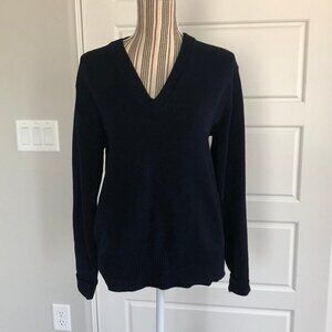 Navy V-Neck Sweater